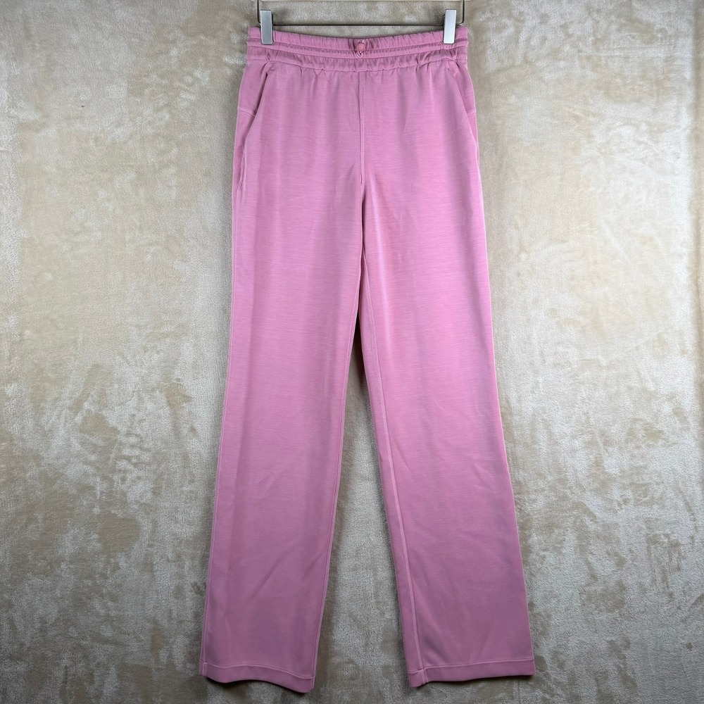 Lululemon Women Size 4 Softstreme Straight-Leg Pants Pink High Rise Lounge